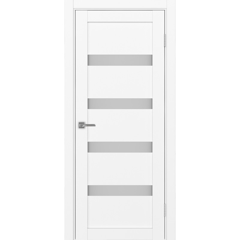 Межкомнатная дверь Турин 505.12, цвет белый снежный, заполнение Мателюкс, размер 200*80 см.