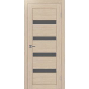 Турин 505.12, цвет дуб беленый FL, стекло Графит матовое, размер 80*200 см.