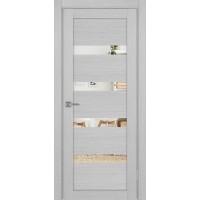 Турин 505.12, цвет дуб серый FL, заполнение Зеркало, размер 200*80 см.