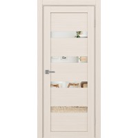 Турин 505.12, цвет Ясень перламутровый стекло Зеркало, размер 80*200 см.