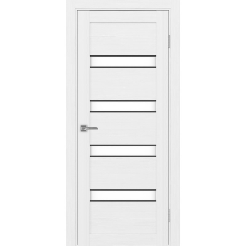 Межкомнатная дверь Турин 505.12 АПС молдинг SB, цвет белый лёд, заполнение LACбелый, размер 200*80 см.