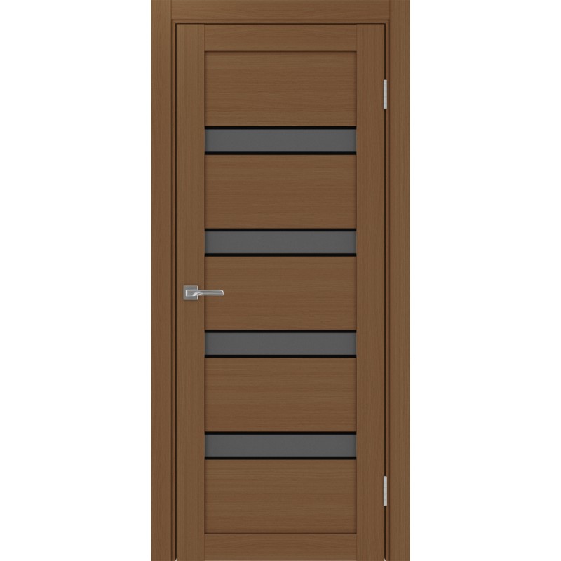 Межкомнатная дверь Турин 505.12 АПС молдинг SB, цвет орех NL, заполнение Графит матовое, размер 200*80 см.