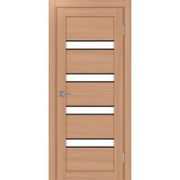 Турин_505AПC.12, цвет Ясень тёмный молдинг алюм.чёрн стекло LACбелый, размер 80*200 см.