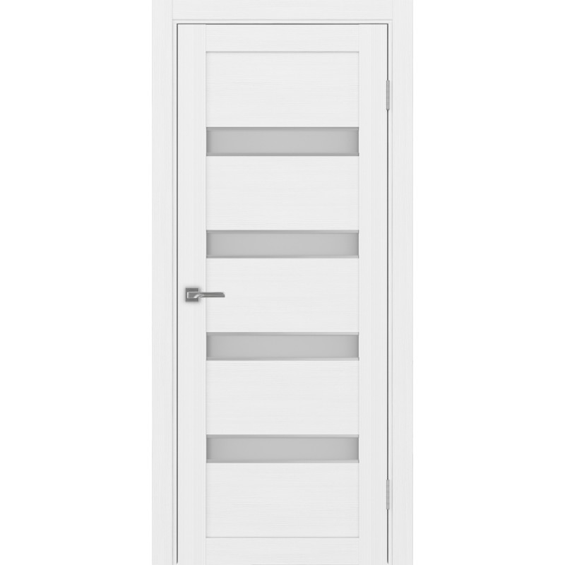 Межкомнатная дверь Турин 505.12 АПС молдинг SC, цвет белый лёд, заполнение Мателюкс, размер 200*80 см.