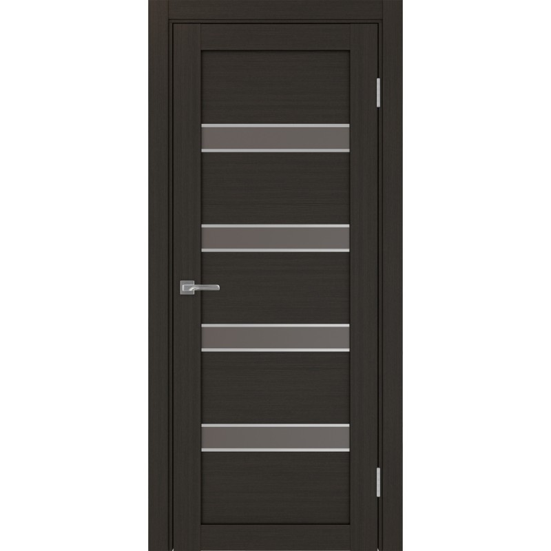 Межкомнатная дверь Турин 505.12 АПС молдинг SC, цвет венге FL, заполнение Бронза матовое, размер 200*80 см.