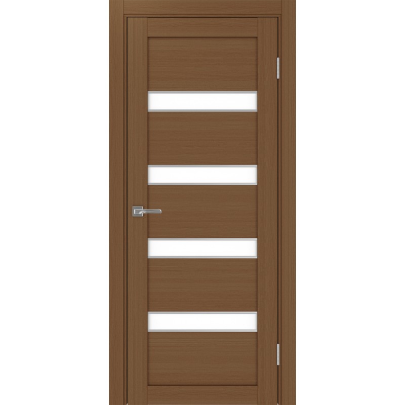 Межкомнатная дверь Турин 505.12 АПС молдинг SC, цвет орех NL, заполнение LACбелый, размер 200*80 см.