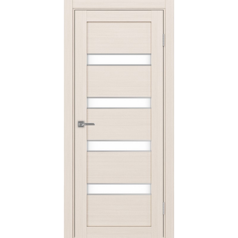 Межкомнатная дверь Турин 505.12 АПС молдинг SC, цвет ясень перламутровый, заполнение LACбелый, размер 200*80 см.