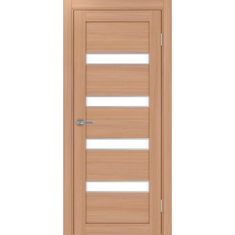 Межкомнатная дверь Турин 505.12 АПС молдинг SC, цвет ясень тёмный, заполнение LACбелый, размер 200*80 см.