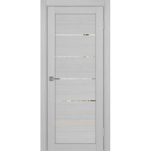 Турин 506.12, цвет дуб серый FL, заполнение Зеркало, размер 200*80 см.