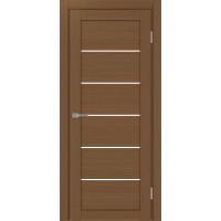 Турин 506.12, цвет Орех NL стекло LACбелый, размер 80*200 см.