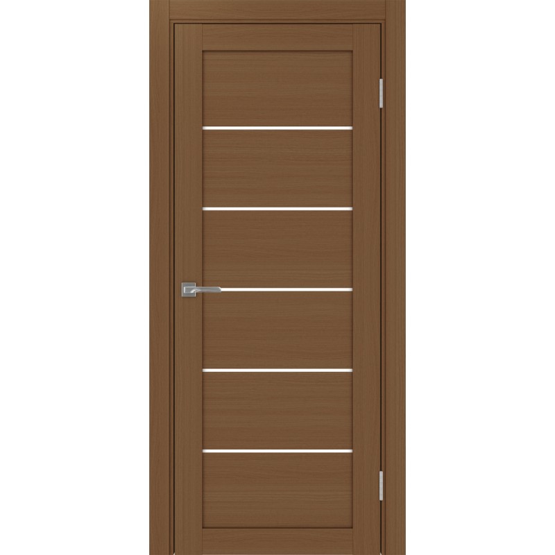 Межкомнатная дверь Турин 506.12, цвет орех NL, заполнение LACбелый, размер 200*80 см.