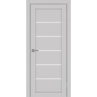 Турин 506.12, цвет Пепельный стекло LACбелый, размер 80*200 см.