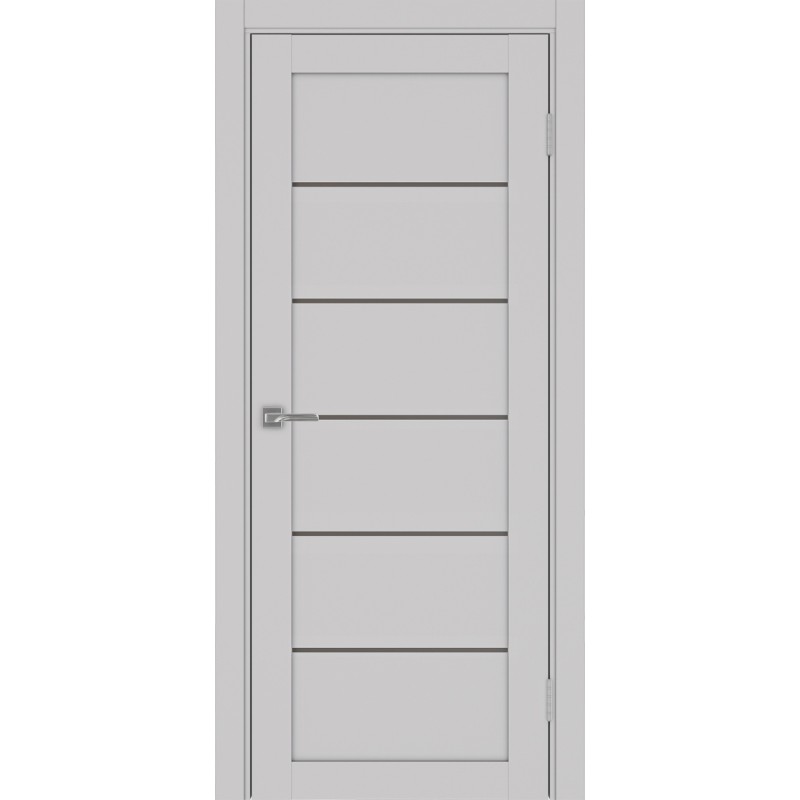 Межкомнатная дверь Турин 506.12, цвет пепельный, заполнение Бронза матовое, размер 200*80 см.