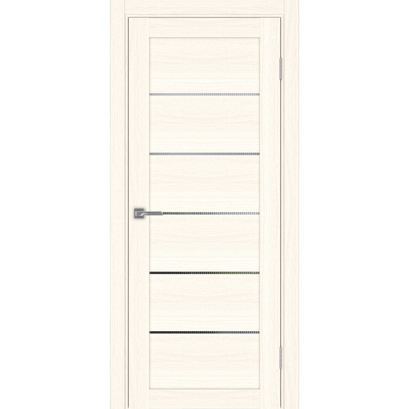 Межкомнатная дверь Турин 506.12, цвет ясень светлый, заполнение Мору, размер 200*80 см.