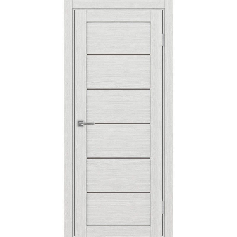 Межкомнатная дверь Турин 506.12, цвет ясень серебристый, заполнение Бронза матовое, размер 200*80 см.