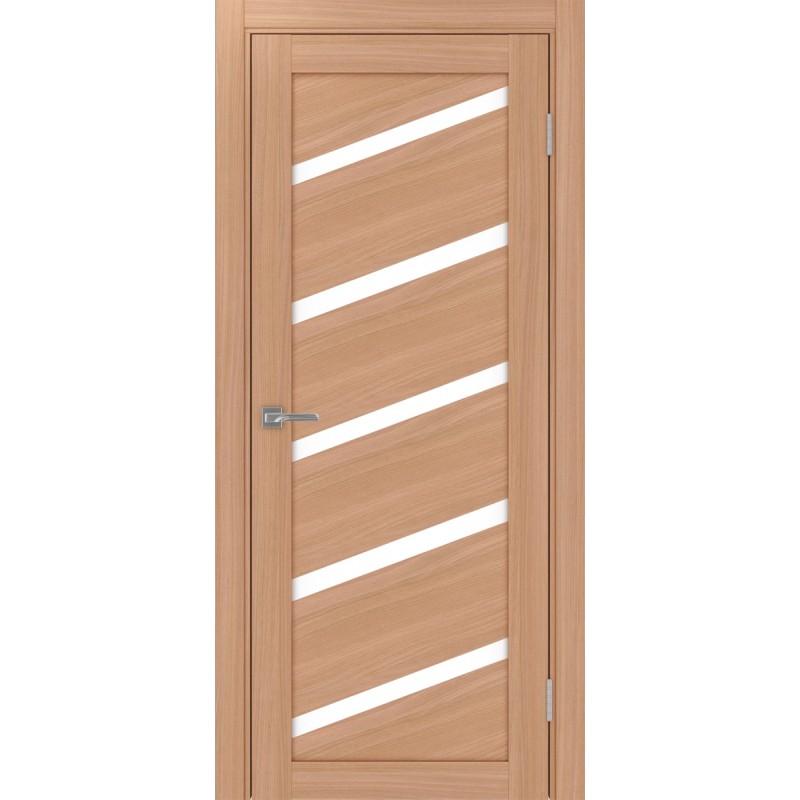 Межкомнатная дверь Турин 506У.112, цвет ясень тёмный, заполнение LACбелый, размер 200*80 см.