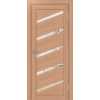 Турин 506У.112, цвет ясень тёмный, заполнение Зеркало, размер 200*70 см.