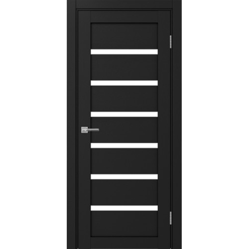 Турин 507.12, цвет Антрацит стекло LACбелый, размер 80*200 см.