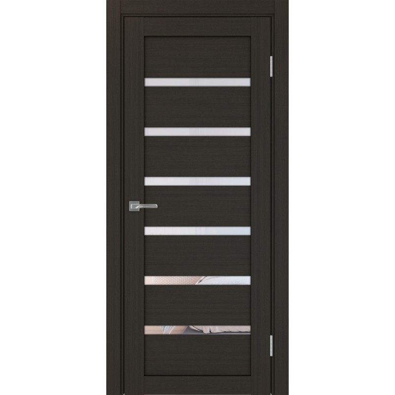 Межкомнатная дверь Турин 507.12, цвет венге FL, заполнение Прозрачное, размер 200*80 см.