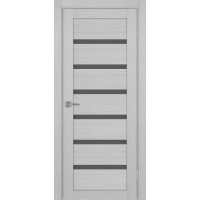 Турин 507.12, цвет Дуб Серый FL стекло Графит матовое, размер 80*200 см.