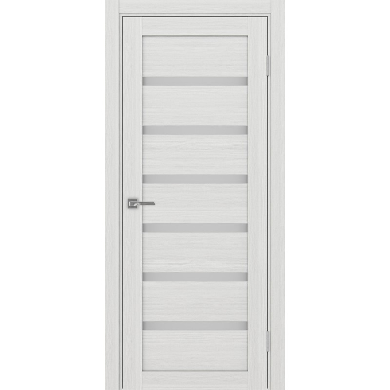 Межкомнатная дверь Турин 507.12, цвет ясень серебристый, заполнение Мателюкс, размер 200*80 см.