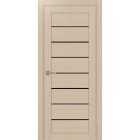 Турин 508.12, цвет Дуб беленый FL стекло LACчерный, размер 80*200 см.