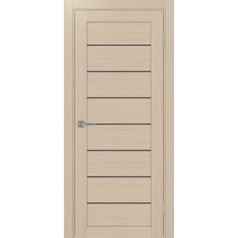 Межкомнатная дверь Турин 508.12, цвет дуб беленый FL, заполнение Графит матовое, размер 200*80 см.