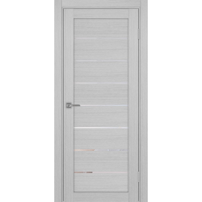 Межкомнатная дверь Турин 508.12, цвет дуб серый FL, заполнение Прозрачное, размер 200*80 см.