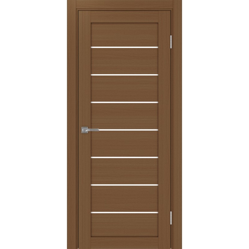 Межкомнатная дверь Турин 508.12, цвет орех NL, заполнение LACбелый, размер 200*80 см.