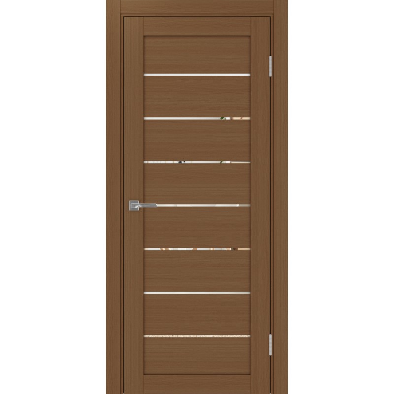 Межкомнатная дверь Турин 508.12, цвет Орех NL Зеркало, размер 80*200 см.