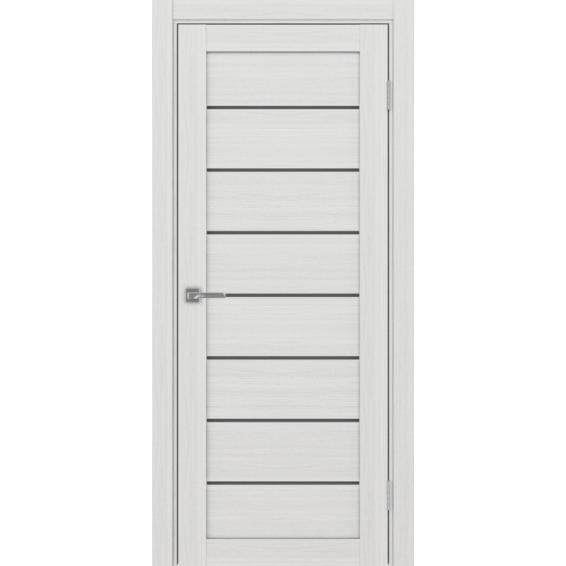 Межкомнатная дверь Турин 508.12, цвет Ясень серебристый Графит матовое, размер 80*200 см.