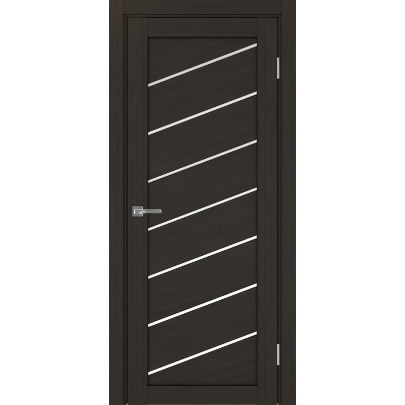 Межкомнатная дверь Турин 508У.112, цвет венге FL, заполнение LACбелый, размер 200*80 см.