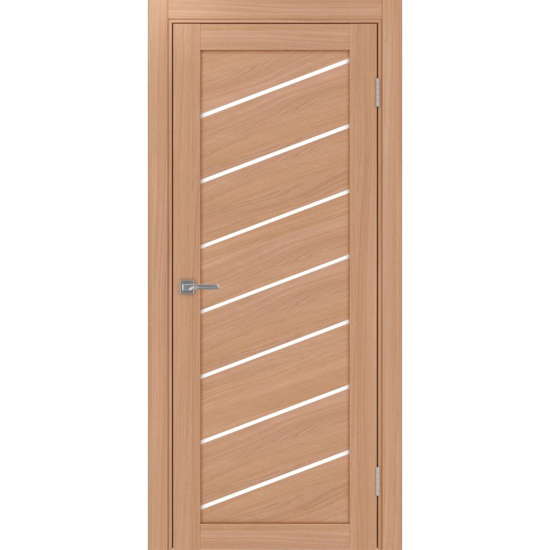 Межкомнатная дверь Турин 508У.112, цвет ясень тёмный, заполнение LACбелый, размер 200*80 см.