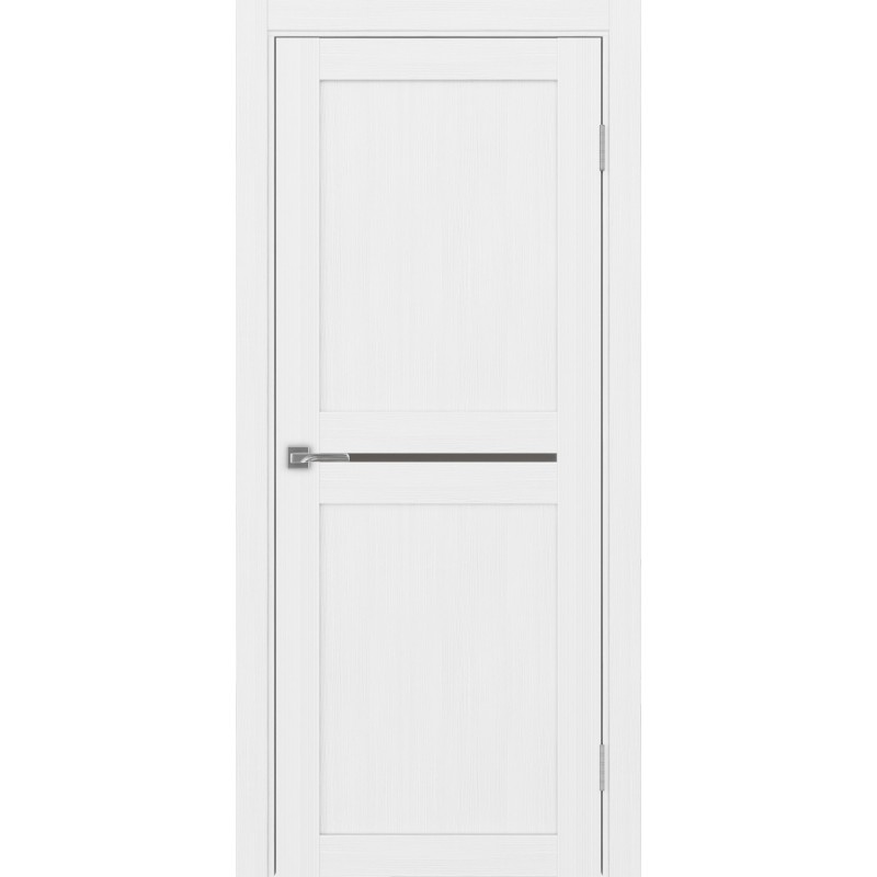 Межкомнатная дверь Турин 520.121, цвет белый лёд, заполнение Бронза матовое, размер 200*80 см.