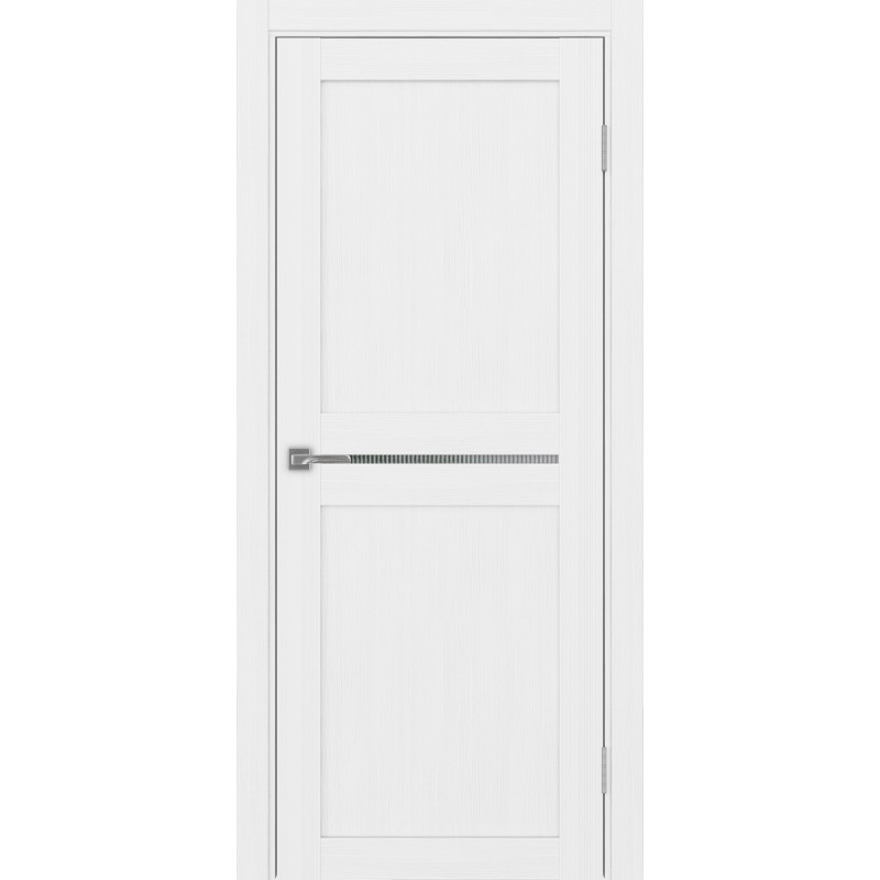 Межкомнатная дверь Турин 520.121, цвет Белый лёд, стекло Мору, размер 80*200 см.