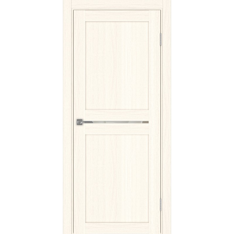 Межкомнатная дверь Турин 520.121, цвет ясень светлый, заполнение Зеркало/Зеркало, размер 200*80 см.