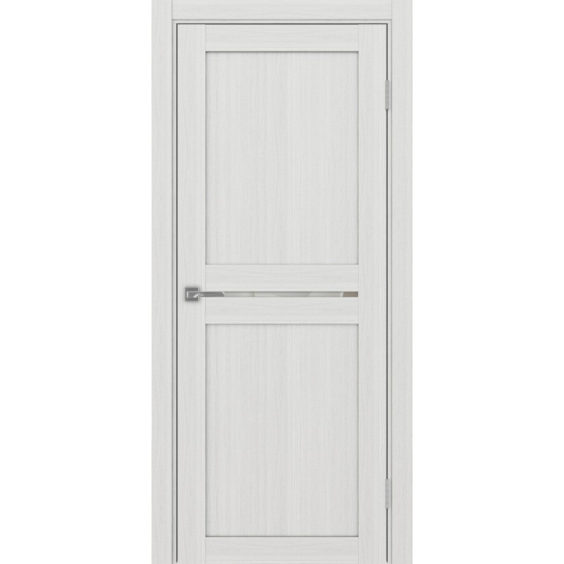 Межкомнатная дверь Турин 520.121, цвет ясень серебристый, заполнение Зеркало/Зеркало, размер 200*80 см.