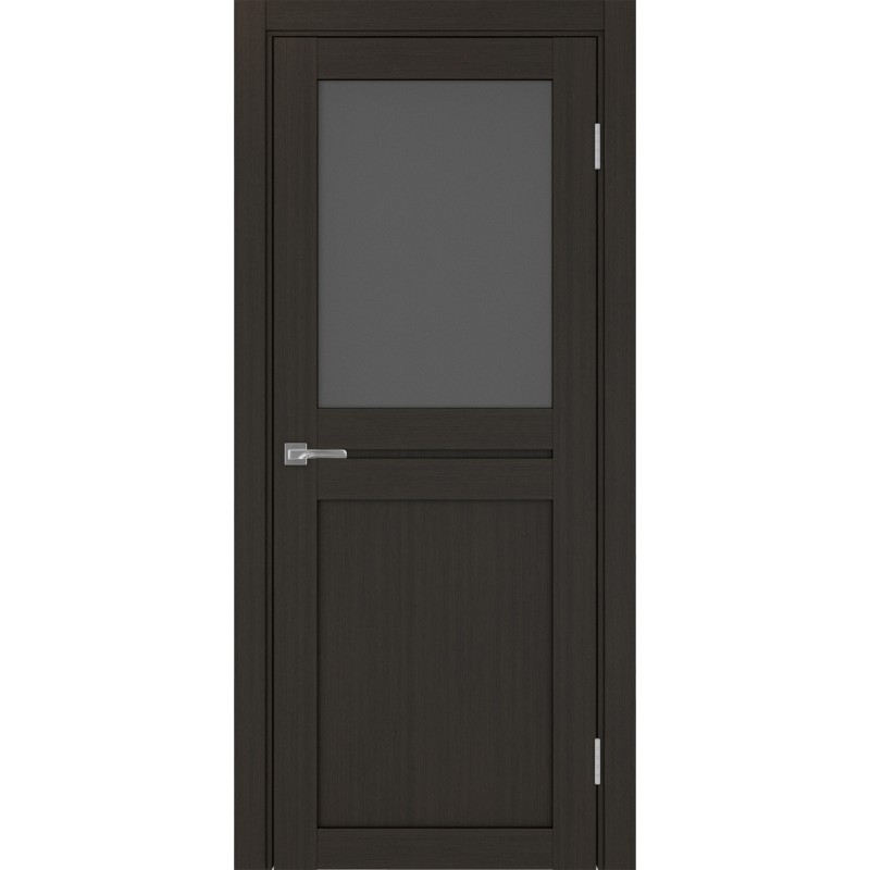 Межкомнатная дверь Турин 520.211, цвет венге FL, заполнение Графит матовое, размер 200*80 см.