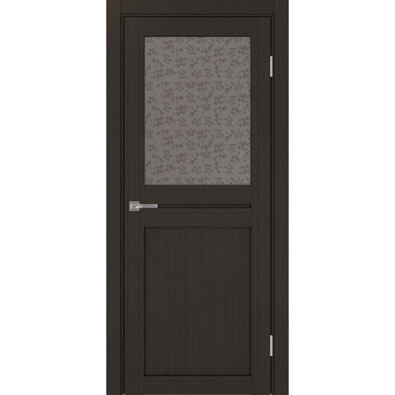 Межкомнатная дверь Турин 520.211, цвет венге FL, заполнение Дали бронзовое, размер 200*80 см.