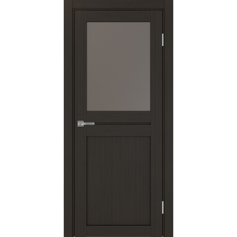 Межкомнатная дверь Турин 520.211, цвет венге FL, заполнение Пунта бронзовое, размер 200*80 см.