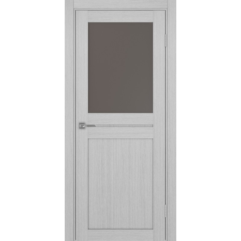 Межкомнатная дверь Турин 520.211, цвет дуб серый FL, заполнение Бронза матовое, размер 200*80 см.