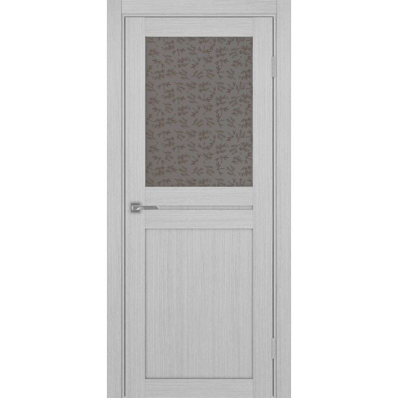 Межкомнатная дверь Турин 520.211, цвет дуб серый FL, заполнение Дали бронзовое, размер 200*80 см.