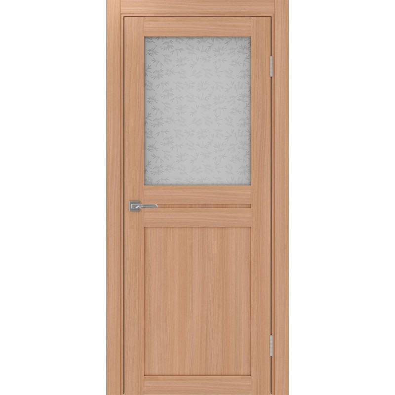 Межкомнатная дверь Турин 520.211, цвет ясень тёмный, заполнение Дали бесцветное, размер 200*80 см.