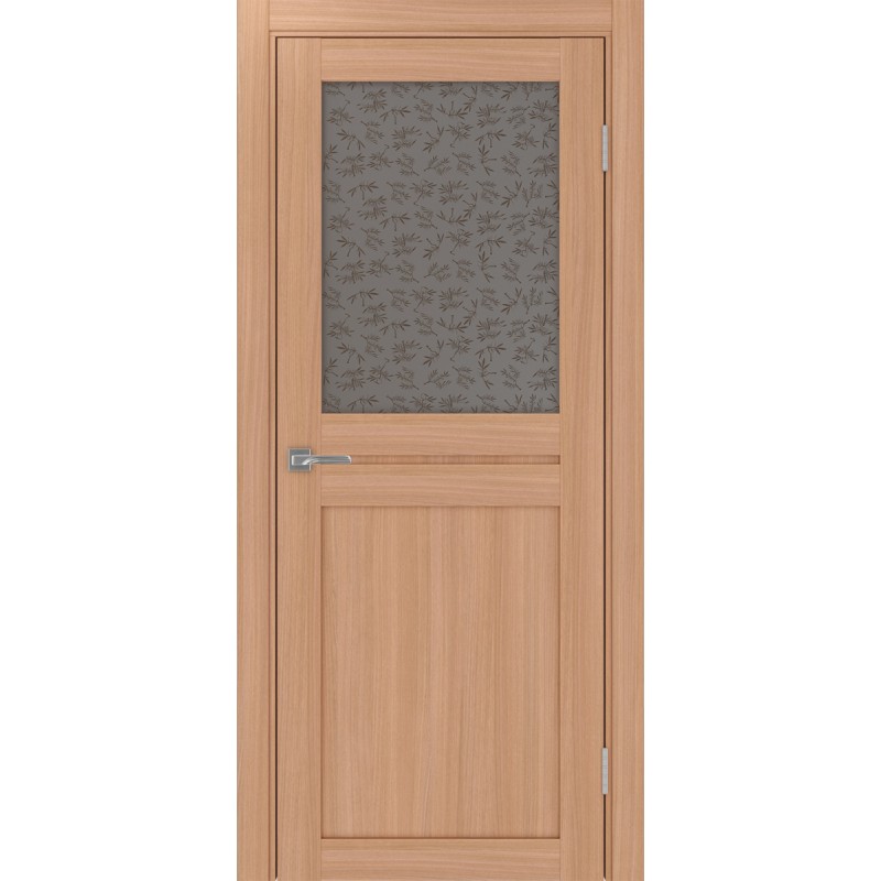 Межкомнатная дверь Турин 520.211, цвет ясень тёмный, заполнение Дали бронзовое, размер 200*80 см.