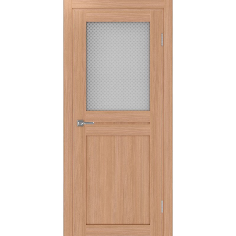 Межкомнатная дверь Турин 520.211, цвет ясень тёмный, заполнение Пунта бесцветное, размер 200*80 см.