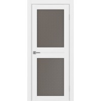 Турин 520.212, цвет белый лёд, заполнение Пунта бронзовое, размер 200*80 см.