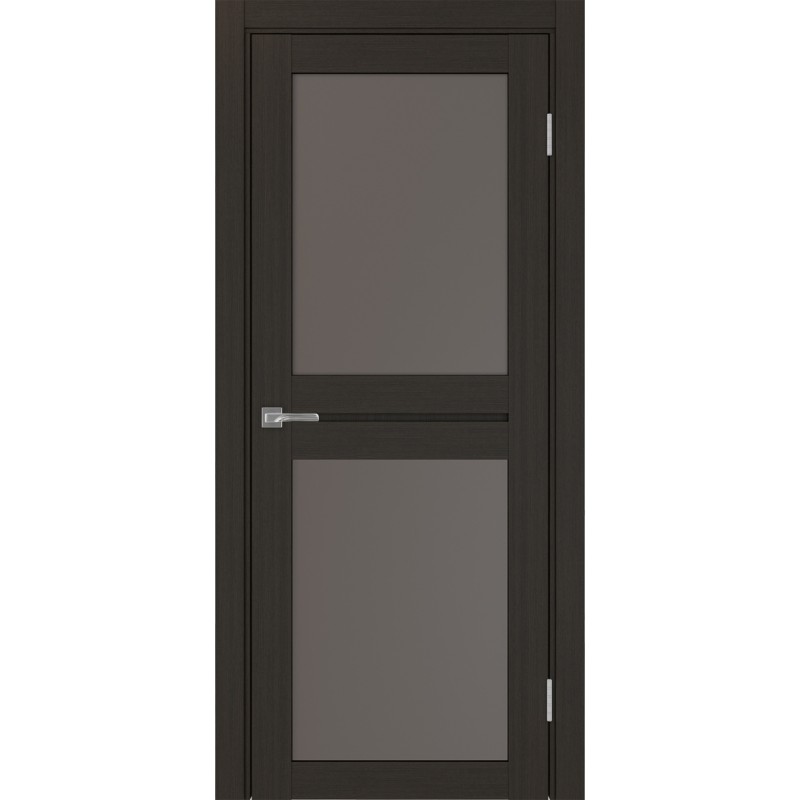 Межкомнатная дверь Турин 520.212, цвет венге FL, заполнение Бронза матовое, размер 200*80 см.