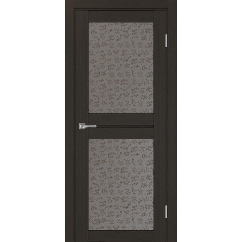 Межкомнатная дверь Турин 520.212, цвет венге FL, заполнение Дали бронзовое, размер 200*80 см.