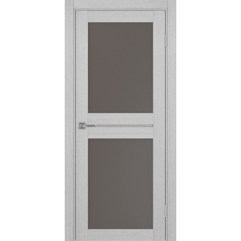 Межкомнатная дверь Турин 520.212, цвет дуб серый FL, заполнение Бронза матовое, размер 200*80 см.