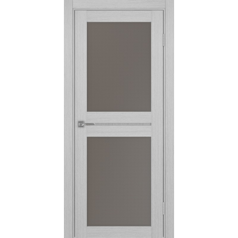 Межкомнатная дверь Турин 520.212, цвет дуб серый FL, заполнение Пунта бронзовое, размер 200*80 см.